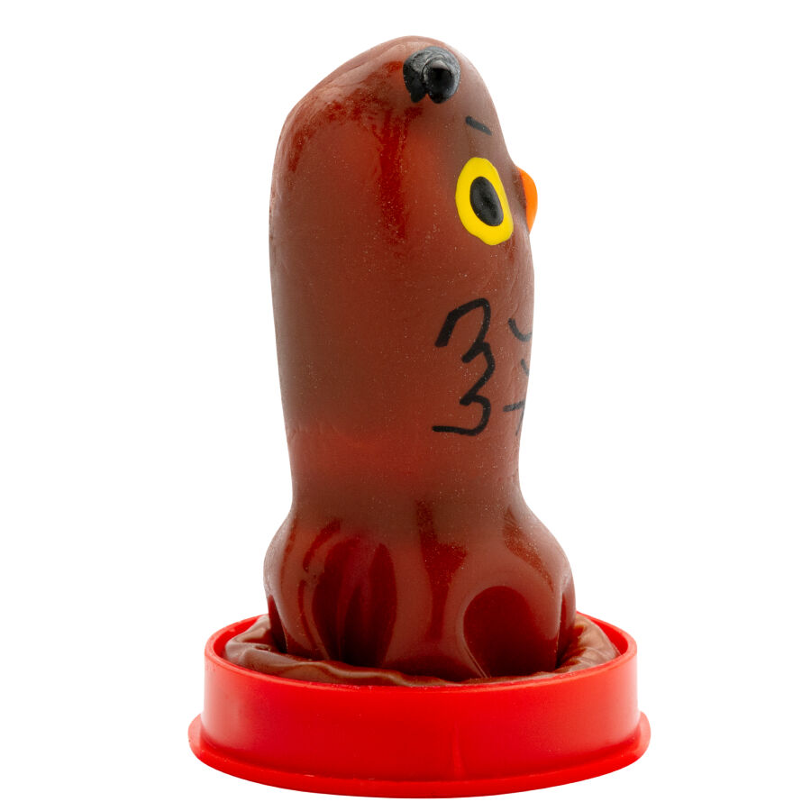 CONDOMERIE - PRESERVATIVI NOVITÀ DIPINTI A MANO GUFO - immagine 3