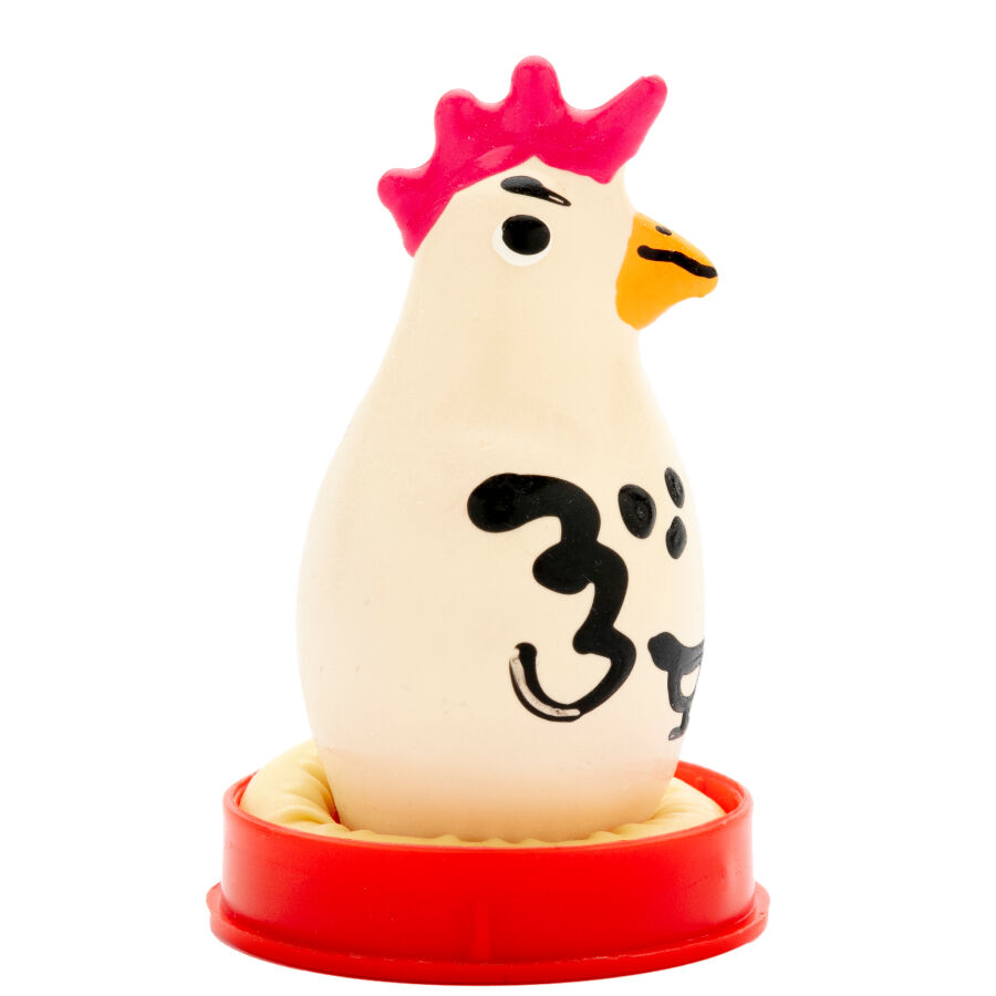 CONDOMERIE - HANDPAINTED NOVELTY CONDOMS COCKY ROOSTER - Image 4