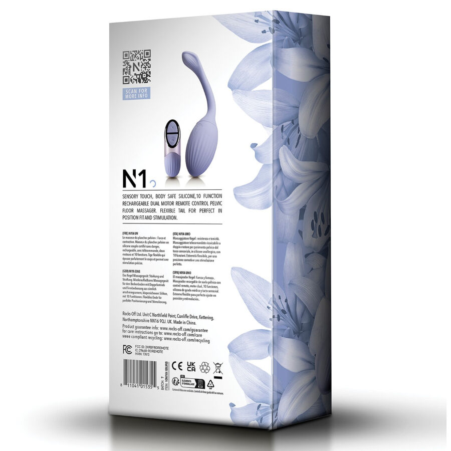 NIYA - N1 MASSAGGIATORE PELVICO KEGEL CON TELECOMANDO - immagine 4