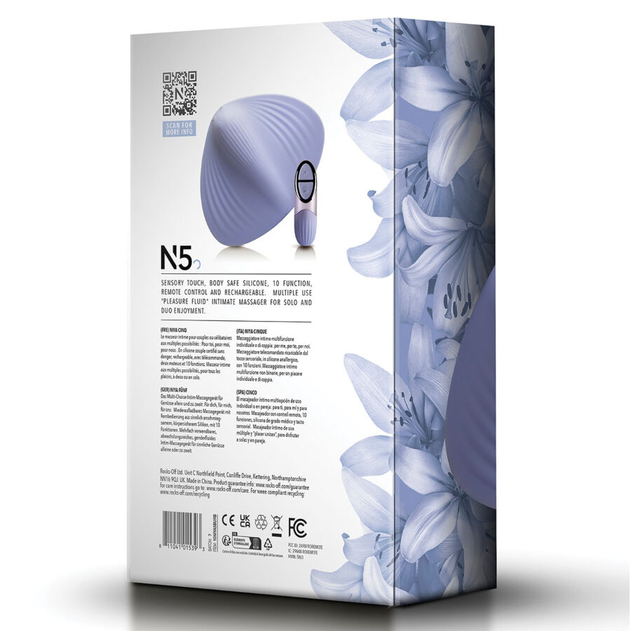 NIYA - N5 MASAJEADOR ÍNTIMO MULTIUSO CON CONTROL REMOTO - Imagen 2