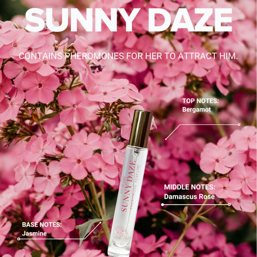 EYE OF LOVE - BLOOM SATIVA-PARFUM FÜR WEIBLICHE PERSONEN SUNNY DAZE 10 ML – Bild 3