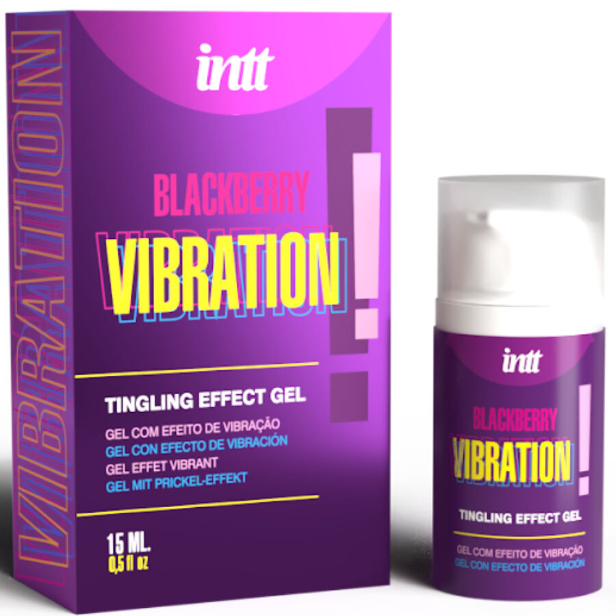 INTT RELEASES - FLÜSSIGE VIBRATIONSGEL MIT BROMBEERGESCHMACK 15 ML – Bild 3