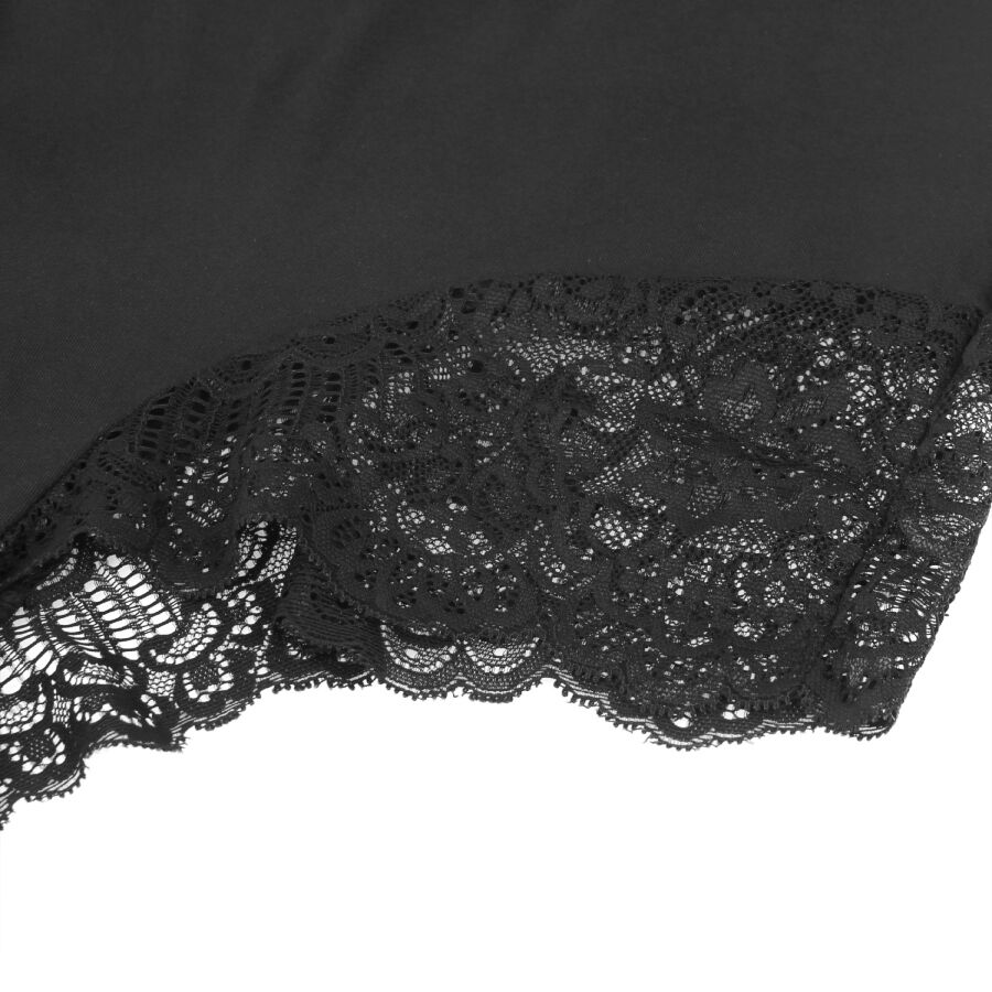 SUBBLIME - TEDDY DÉTAIL DENTELLE FLORALE NOIR S/M – Image 19