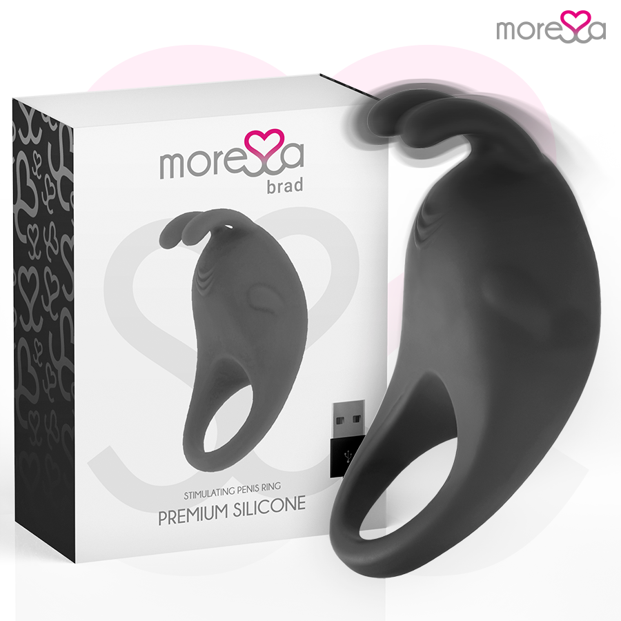 MORESSA - BRAD PREMIUM SILICONE RECHARGEABLE NOIR – Image 2