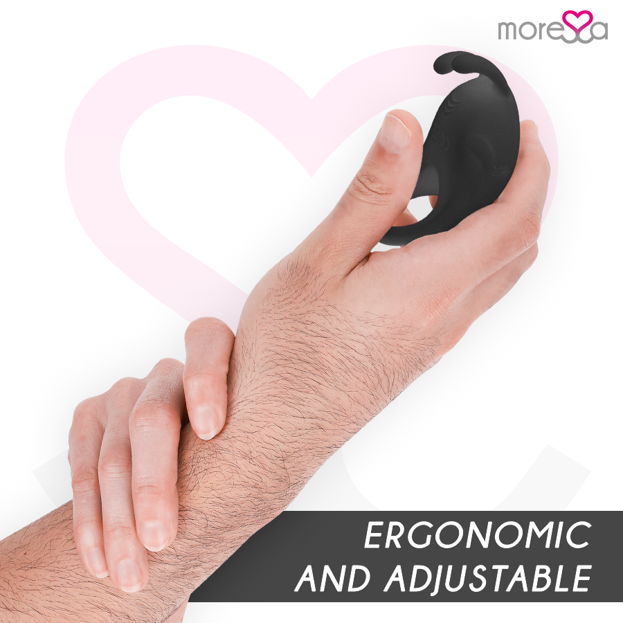 MORESSA - BRAD PREMIUM SILICONE RECHARGEABLE NOIR – Image 5