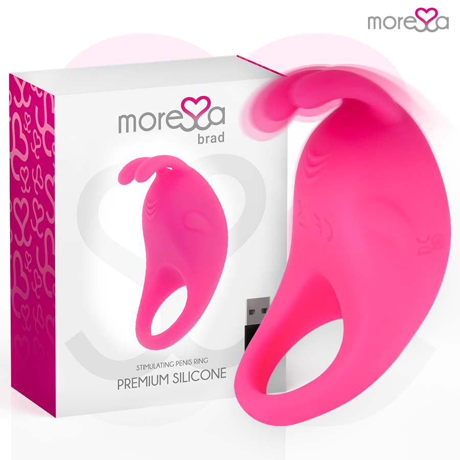 MORESSA - BRAD PREMIUM SILICONE RECHARGEABLE ROSE – Image 7