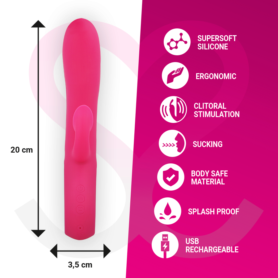 MORESSA - DUSTIN ASPIRATION CLITORIDIENNE ET VIBRATIONS PUISSANTES SILICONE PREMIUM RECHARGEABLE – Image 6