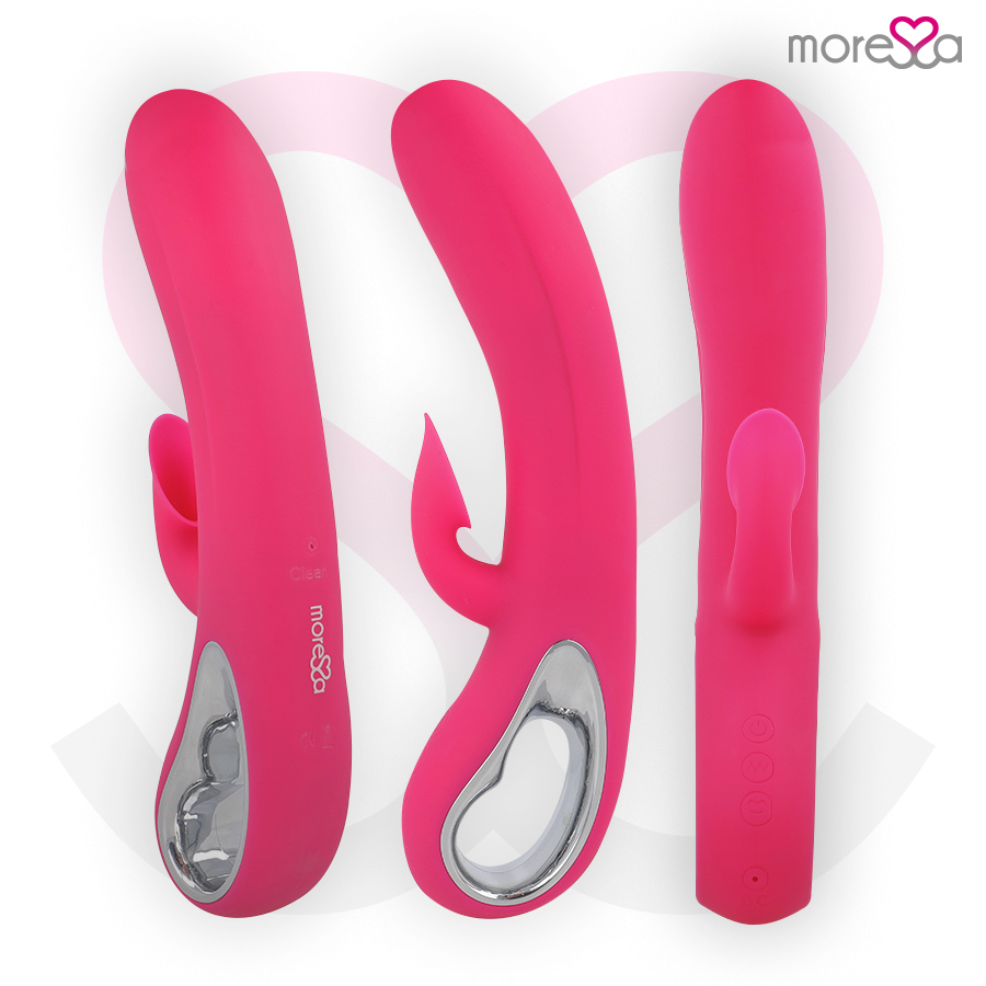 MORESSA - DUSTIN ASPIRATION CLITORIDIENNE ET VIBRATIONS PUISSANTES SILICONE PREMIUM RECHARGEABLE – Image 4