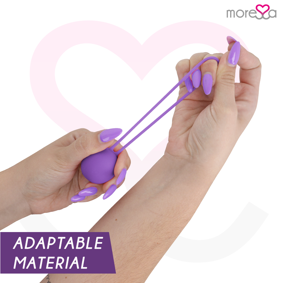 MORESSA - OSIAN ONE ENTRENAMIENTO SUELO PELVICO 51gr PREMIUM SILICONA LILA - Imagen 2