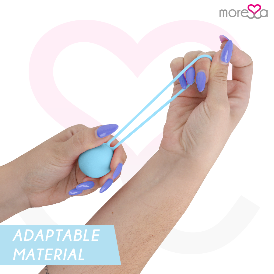 MORESSA - OSIAN ONE ENTRENAMIENTO SUELO PELVICO 51gr PREMIUM SILICONA TURQUESA - Imagen 7