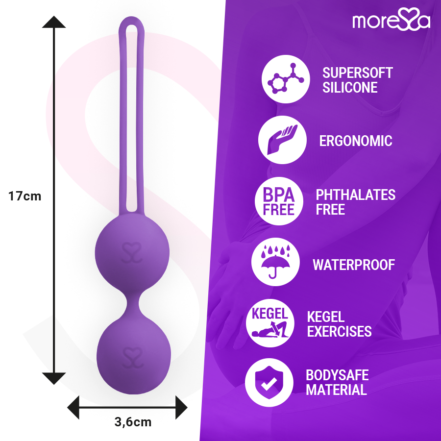 MORESSA - OSIAN DREI PREMIUM LILA SILIKON – Bild 3