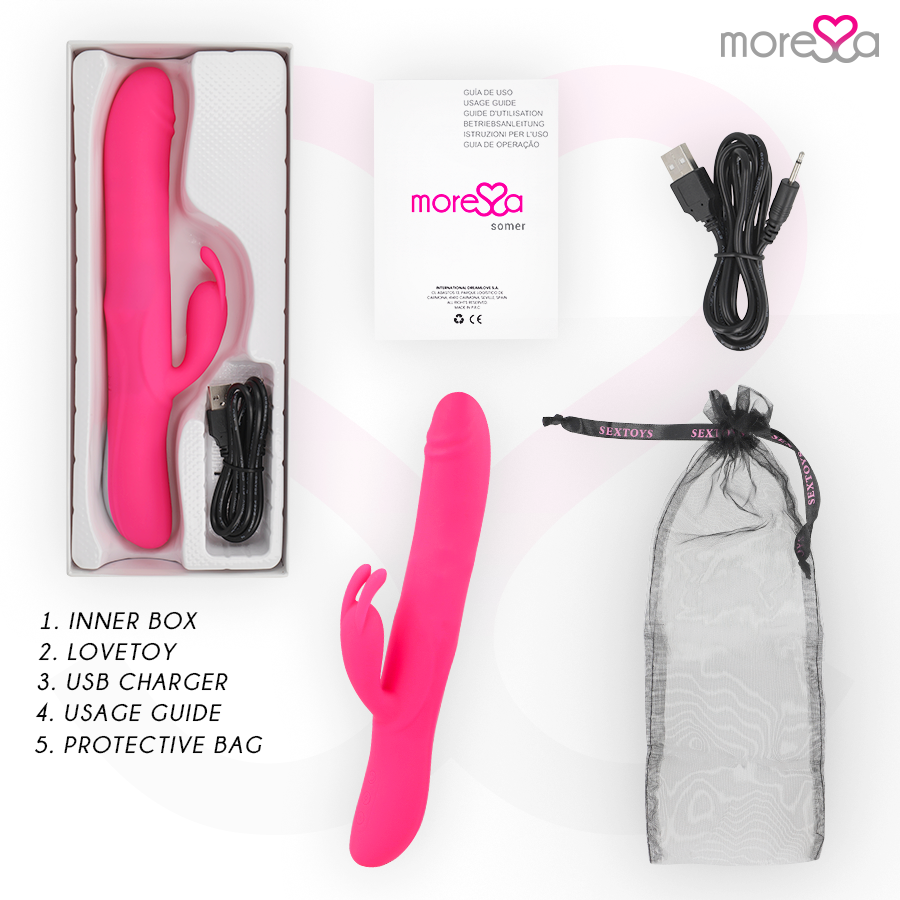 MORESSA - SOMER PREMIUM VIBRATOR WITH MULTIPLE ROTATION - Image 6