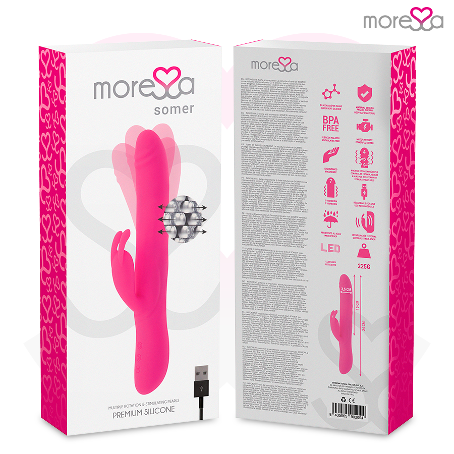 MORESSA - SOMER PREMIUM VIBRATOR WITH MULTIPLE ROTATION - Image 8