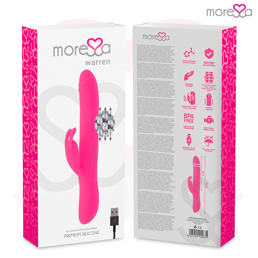 MORESSA - SILICONE RECHARGEABLE DE QUALITÉ SUPÉRIEURE WARREN – Image 8