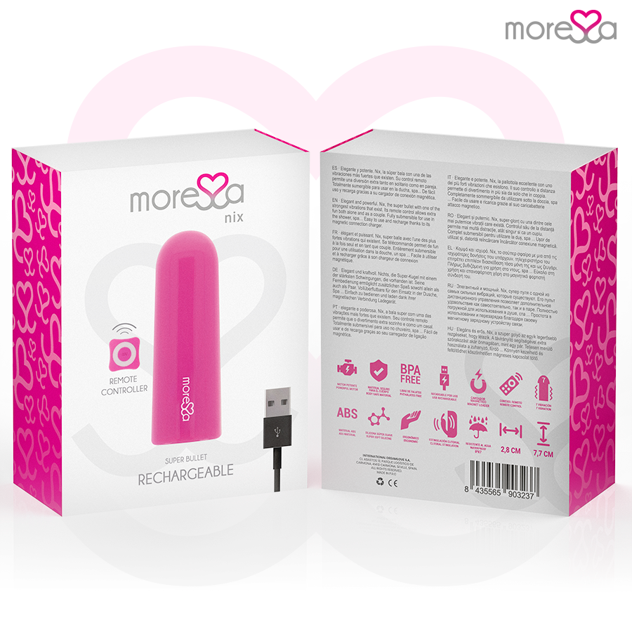 MORESSA - NIX VIBRATOR FERNBEDIENUNG ROSA – Bild 7