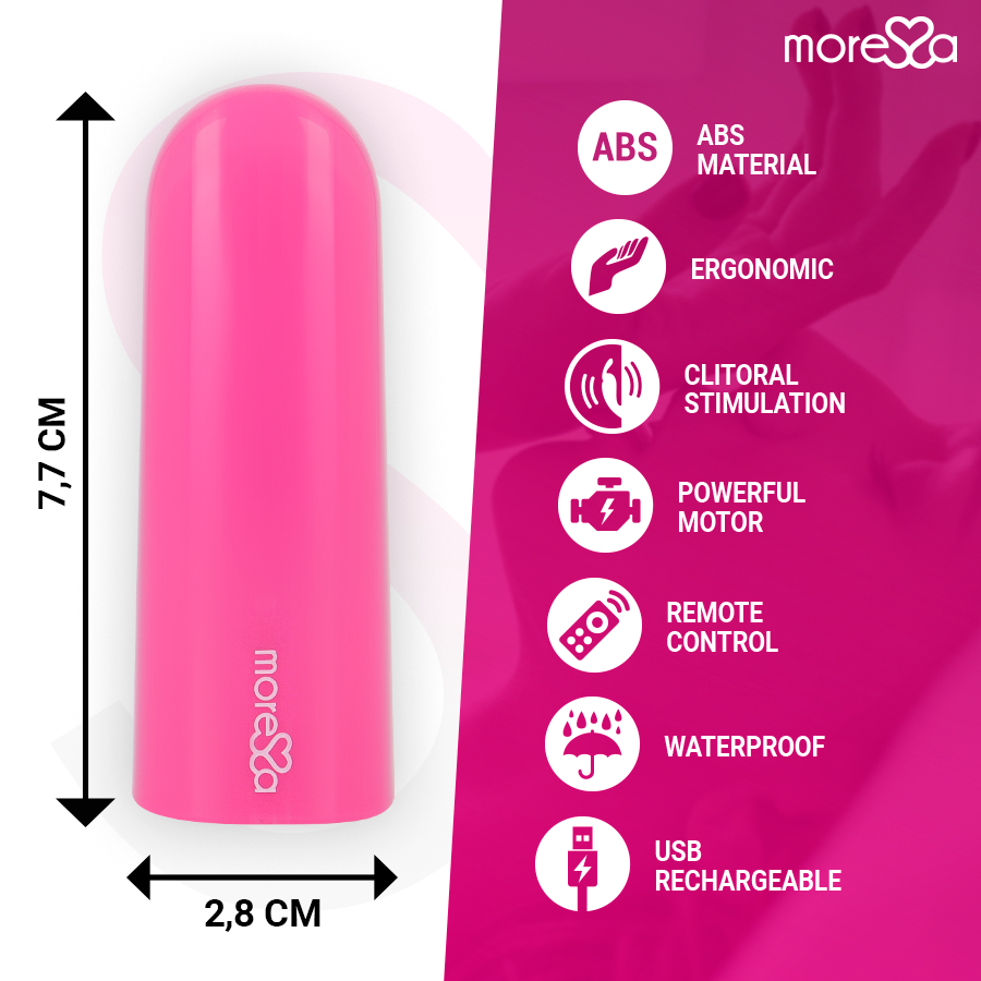 MORESSA - NIX VIBRATOR FERNBEDIENUNG ROSA – Bild 4
