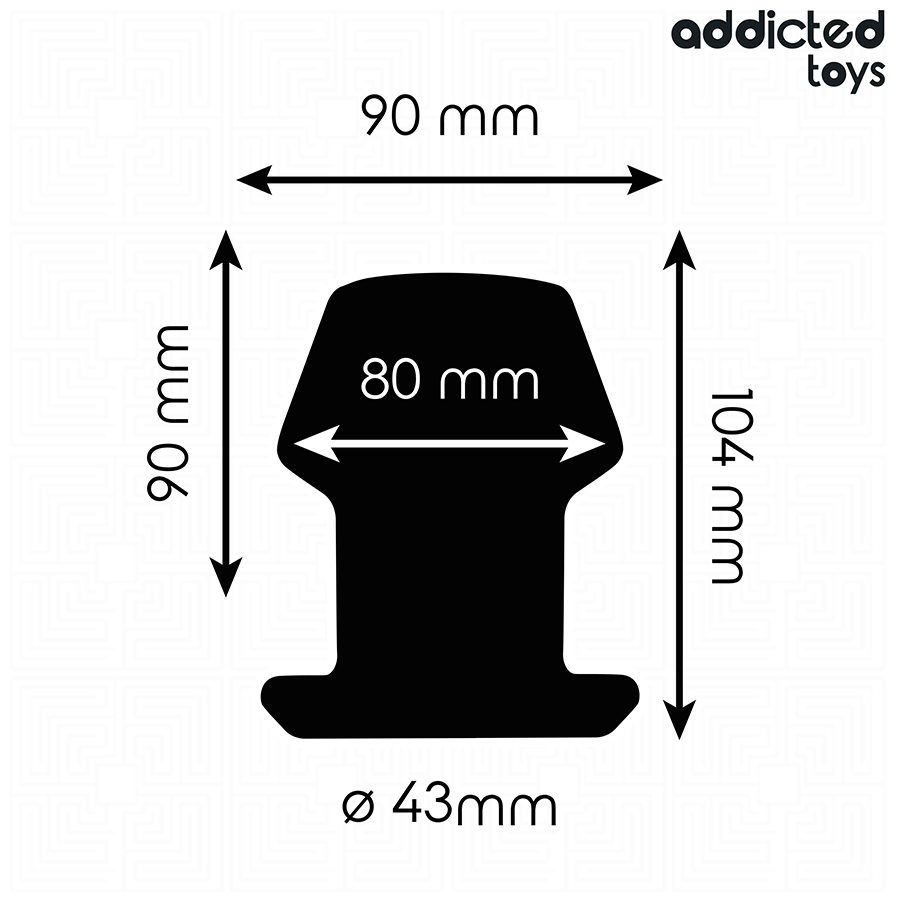 ADDICTED TOYS - EXTREME HOLLOW ANAL PLUG SILICONE SIZE L 10.4 CM - Image 6