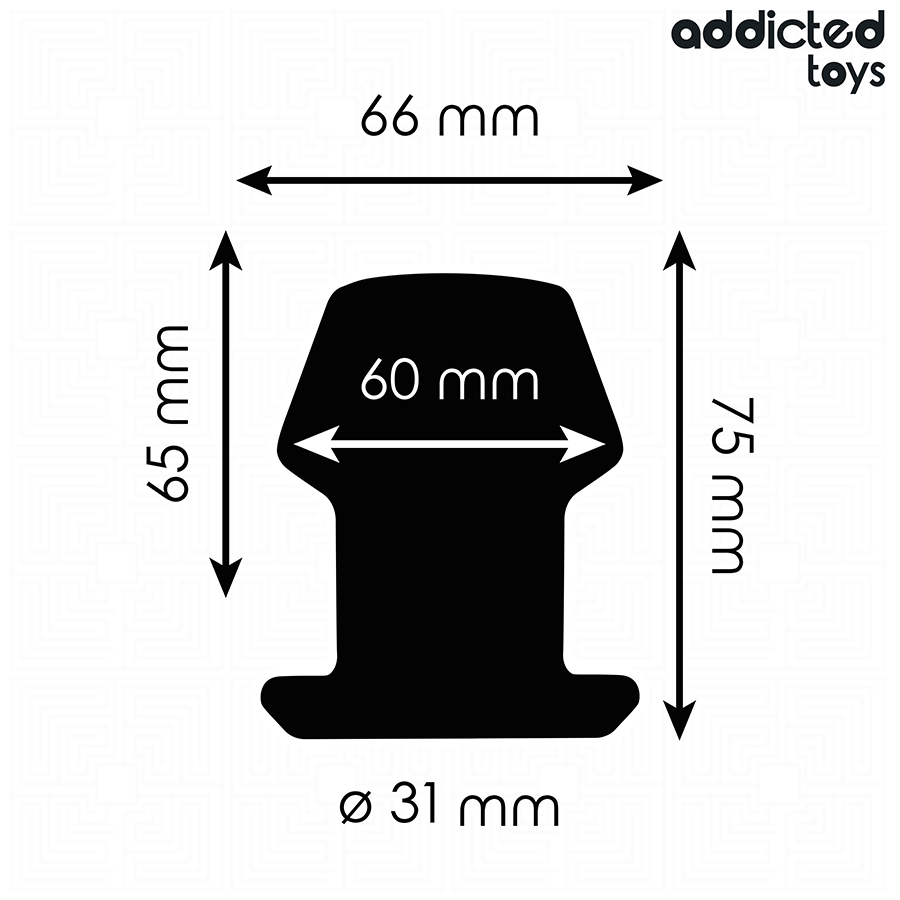 ADDICTED TOYS - PLUG ANAL HUECO EXTREM SILICONA TALLA S 7,5 CM - Imagen 3