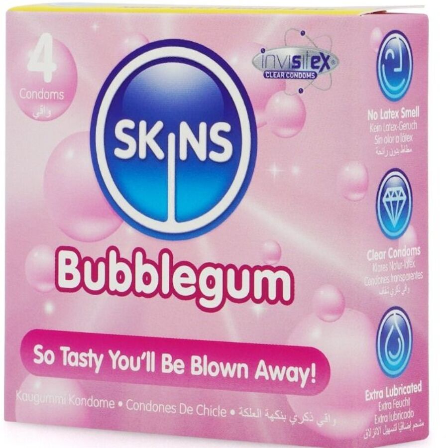 SKINS - BUBBLEGUM PREMIUM-KONDOME PACKUNG 4 – Bild 4