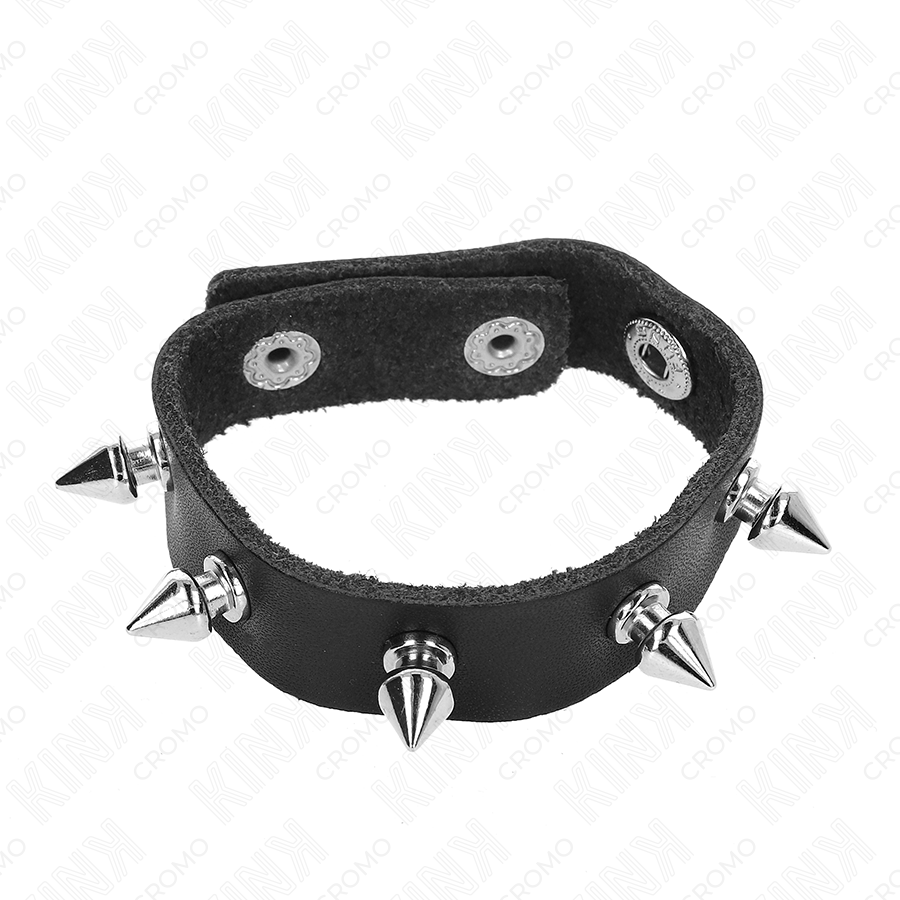 KINK - ANILLO PENE CUERO CON PÚAS 21.5 X 1.6 CM - Imagen 2