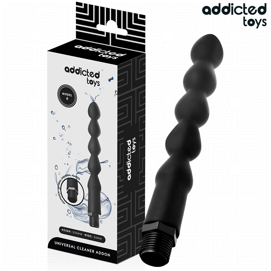 ADDICTED TOYS - LIMPIADOR ANAL CON ADAPTADOR UNIVERSAL MODELO 6 - Imagen 2