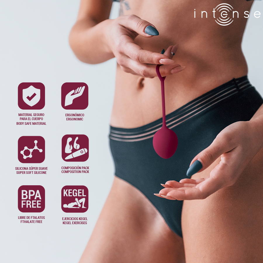 INTENSE - KIT CHARLI KEGEL BALL BOURGOGNE – Image 4