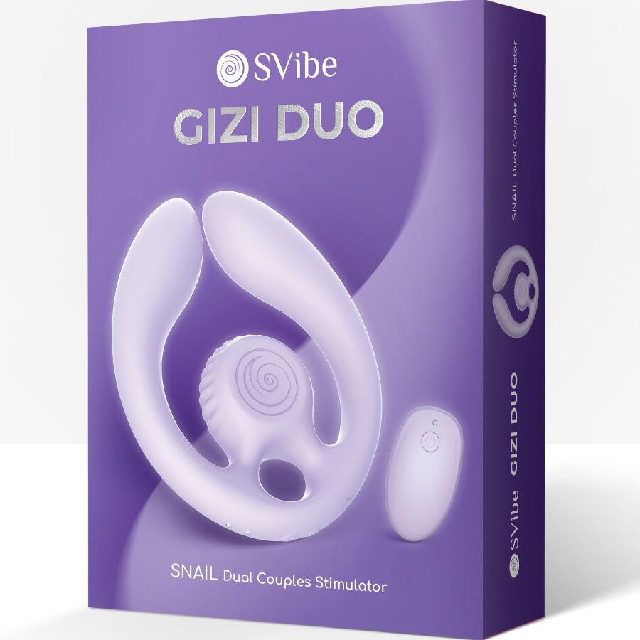 SNAIL VIBE - GIZI DUO STIMULATEUR POUR COUPLES TÉLÉCOMMANDE LILAS – Image 6