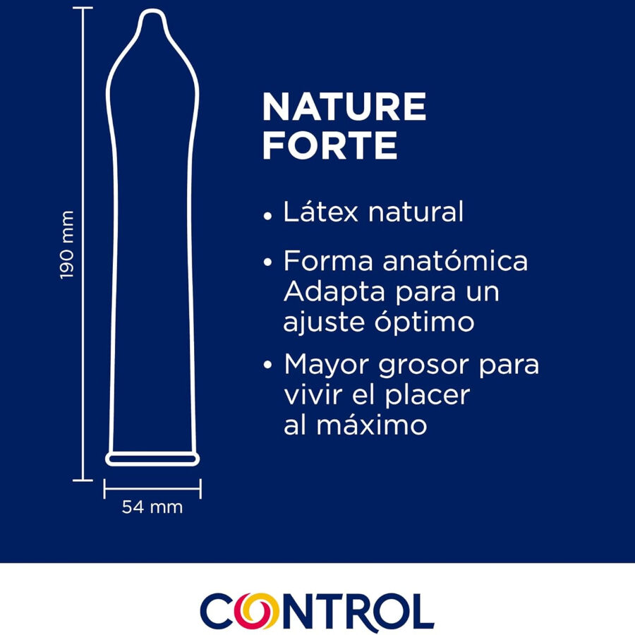 CONTROL - PRESERVATIVOS NATURE FORTE 144 UNIDADES - Imagen 2