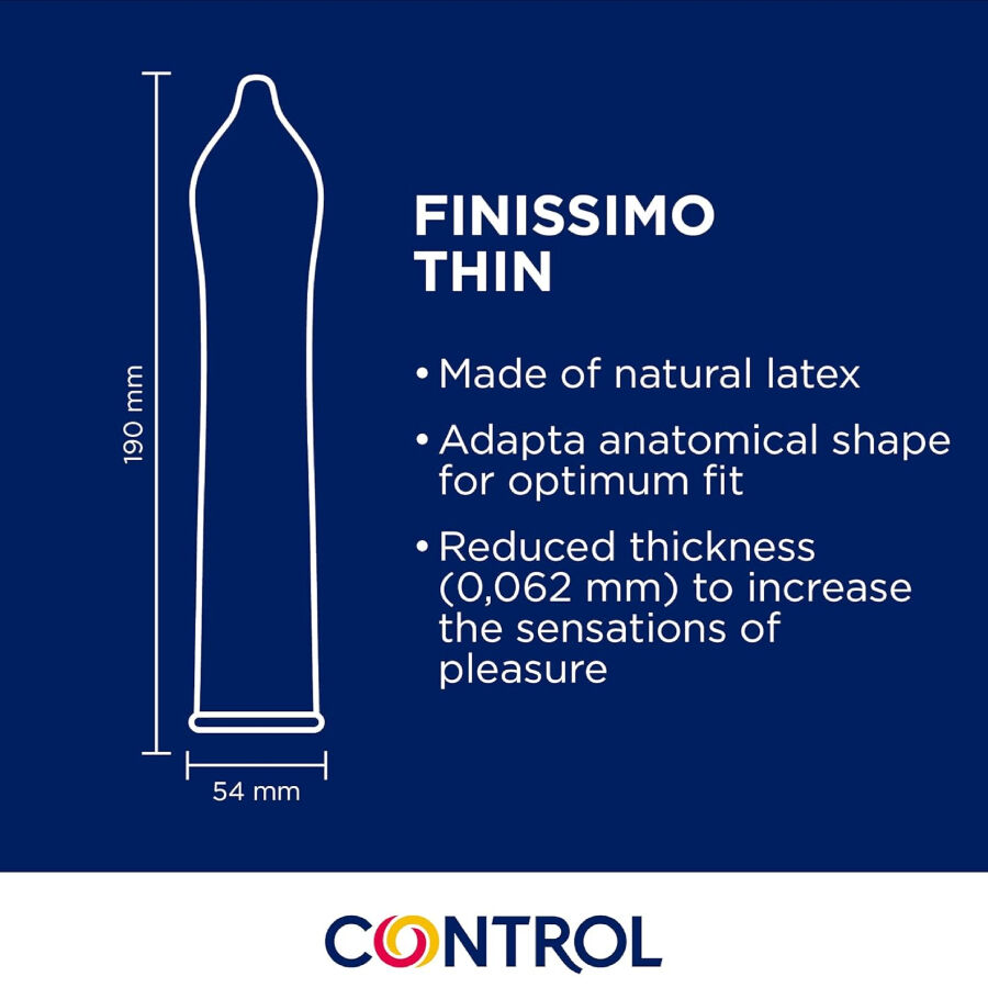 CONTROL - FINISSIMO SENSO KONDOME 144 EINHEITEN – Bild 2