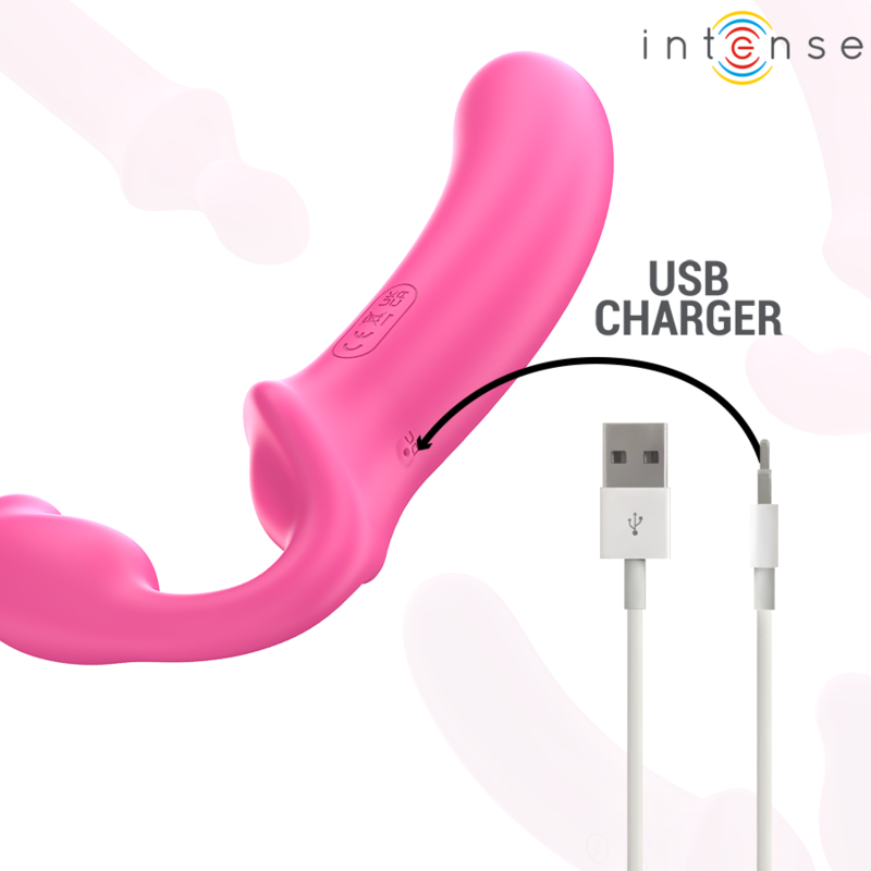 INTENSE - AMY VIBRADOR DUPLO 20 CM ROSA CONTROLE REMOTO - Image 7
