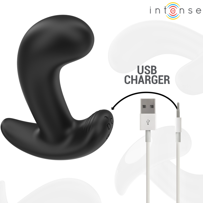 INTENSE - CHANDLER ANAL PLUG 10 VIBRATIONEN SCHWARZ FERNBEDIENUNG – Bild 6