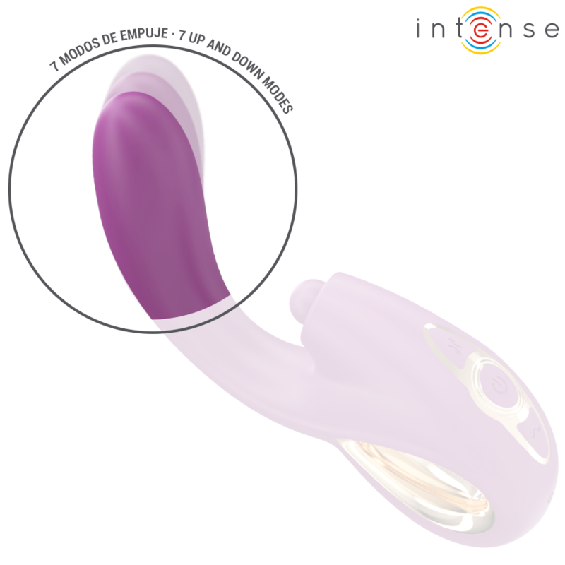 INTENSE - LALI VIBRATEUR MULTIFONCTION POINT G TAPPING & THRUST & VIBRATION VIOLET – Image 4