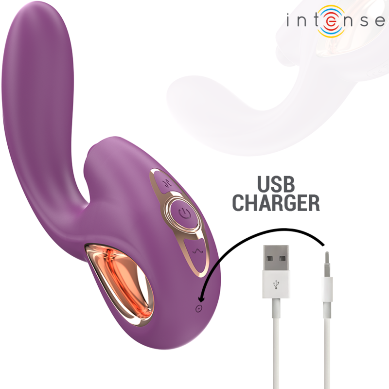 INTENSE - LALI VIBRATEUR MULTIFONCTION POINT G TAPPING & THRUST & VIBRATION VIOLET – Image 7