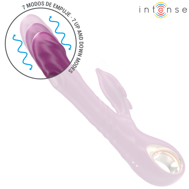 INTENSE - HALLE VIBRATEUR MULTIFONCTION AVEC LANGUE STIMULANTE DAUPHIN VIOLET – Image 4