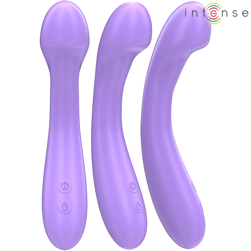 INTENSE - BECKY VIBRATEUR 19 CM CHAUFFANT 7 VIBRATIONS VIOLET – Image 3