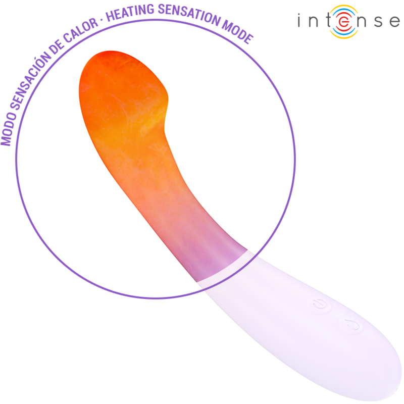 INTENSE - BECKY VIBRATEUR 19 CM CHAUFFANT 7 VIBRATIONS VIOLET – Image 4