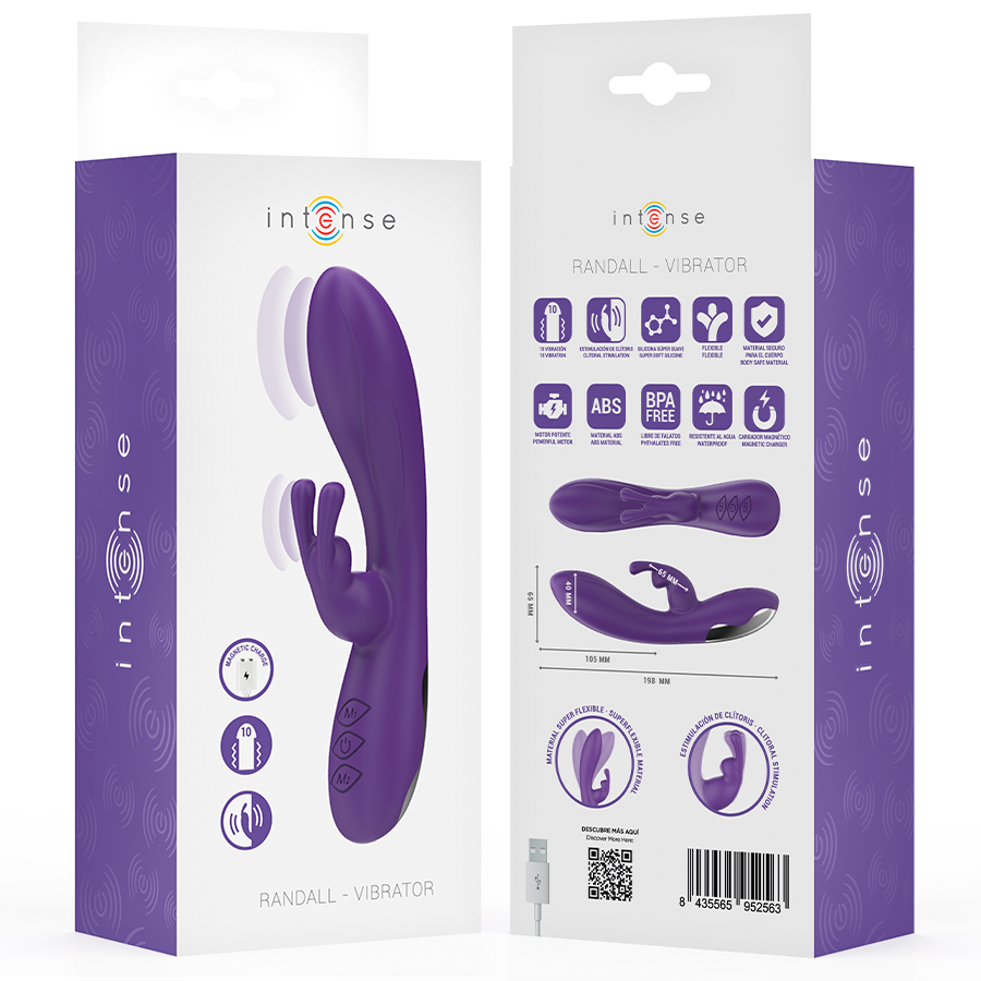 INTENSE - RANDALL VIBRATEUR RABBIT 10 VIBRATIONS VIOLET – Image 8