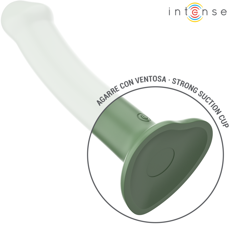 INTENSE - BECCA VIBRATEUR AVEC VENTOUSE 10 VIBRATIONS TÉLÉCOMMANDE VERTE – Image 5