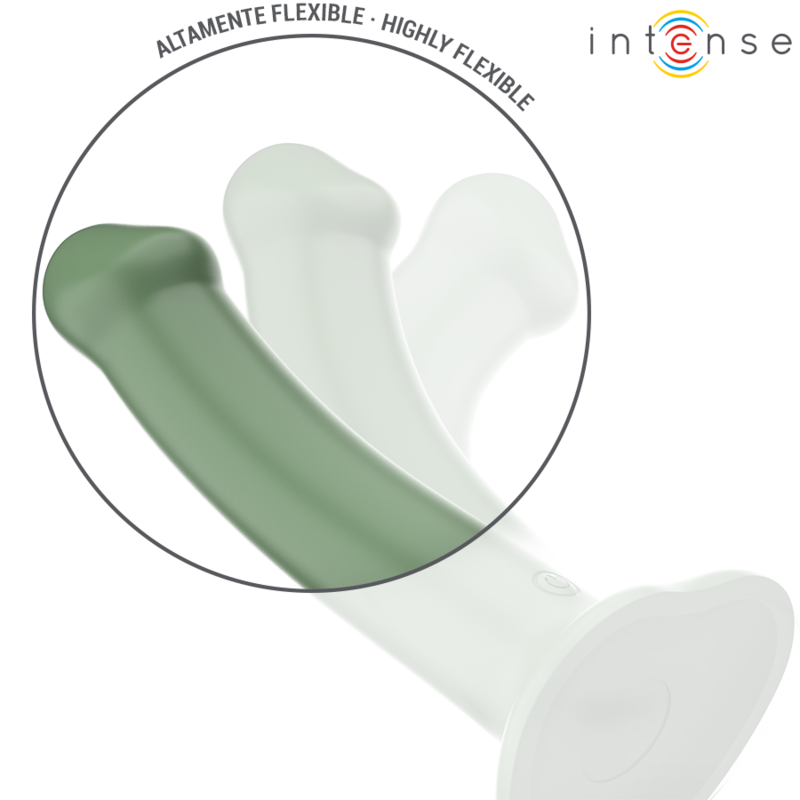 INTENSE - BECCA VIBRATEUR AVEC VENTOUSE 10 VIBRATIONS TÉLÉCOMMANDE VERTE – Image 6