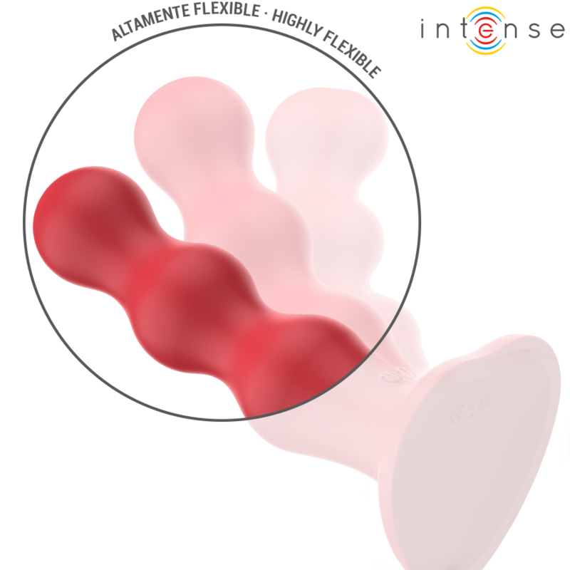 INTENSE - CODY VIBRATEUR AVEC VENTOUSE TÉLÉCOMMANDE ROUGE – Image 6