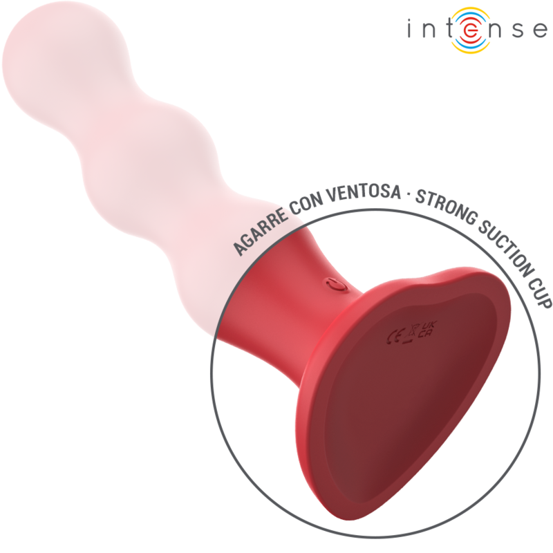 INTENSE - CODY VIBRATEUR AVEC VENTOUSE TÉLÉCOMMANDE ROUGE – Image 7