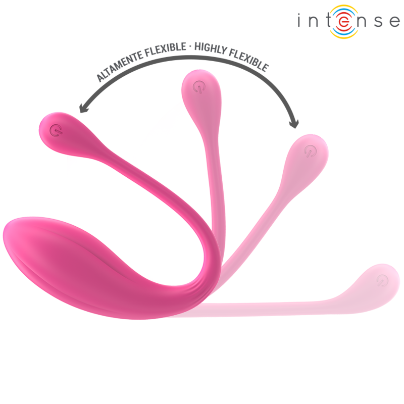 INTENSE - JANICE HUEVO VIBRADOR U DOBLE ESTIMULACIÓN 10 VIBRACIONES ROSA CONTROL REMOTO - Imagen 5