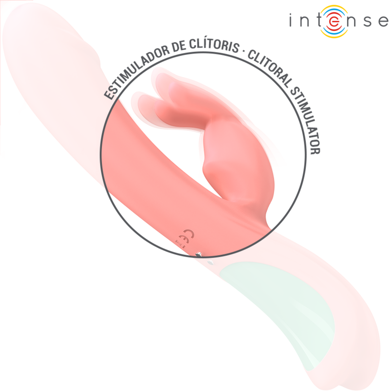 INTENSE - RACHEL VIBRATEUR RABBIT 5 VIBRATIONS ROSE – Image 5