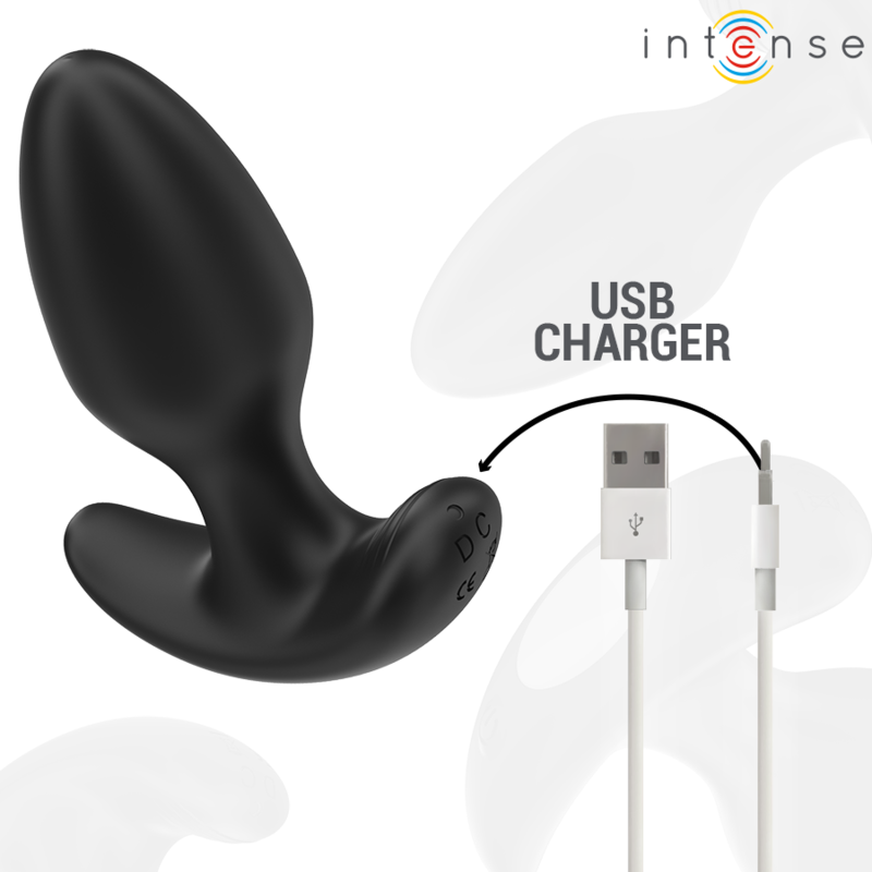 INTENSE - JOEY ANAL PLUG 10 VIBRATIONEN SCHWARZ FERNBEDIENUNG – Bild 6