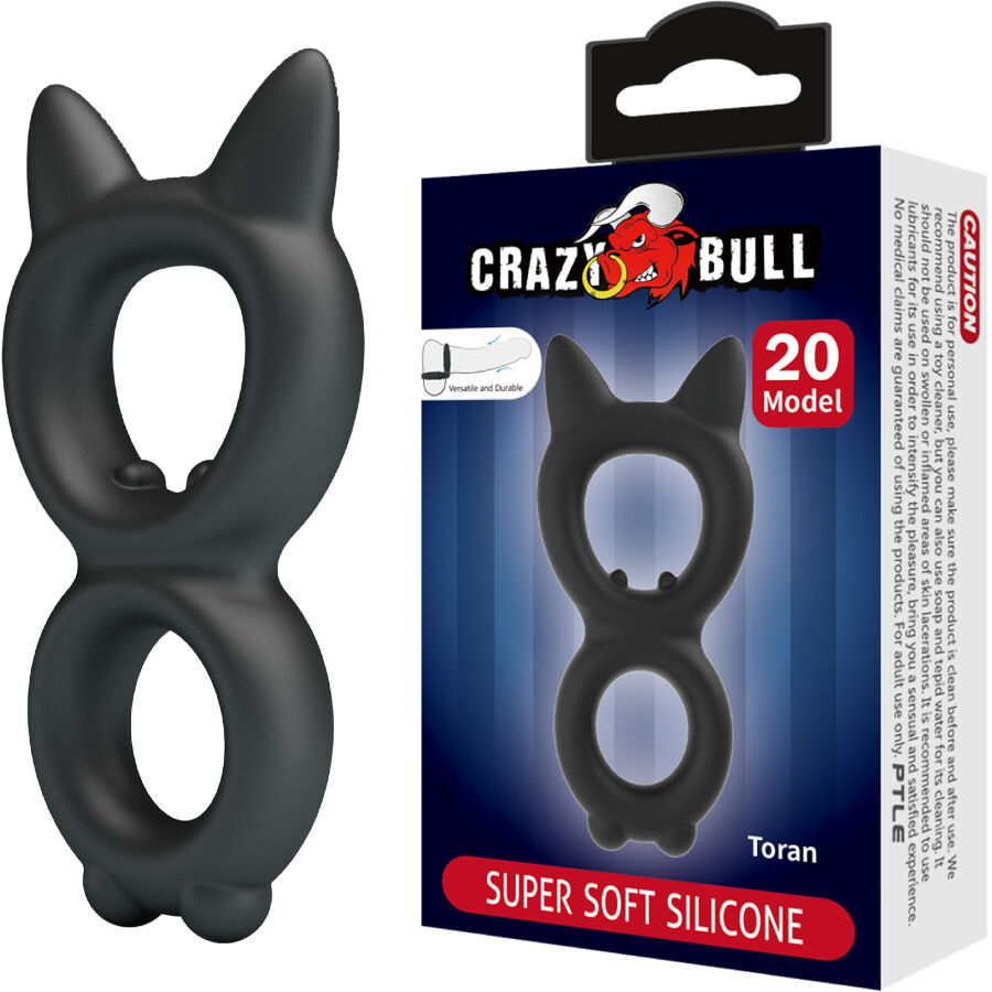 CRAZY BULL - BAGUE DOUBLE EN SILICONE TORAN MODÈLE 20 – Image 2