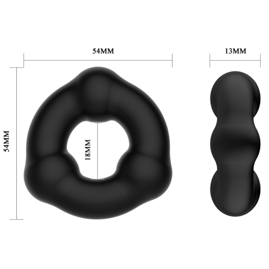 CRAZY BULL - BAGUE EN SILICONE ULTRA DOUX AVEC NODULES – Image 6