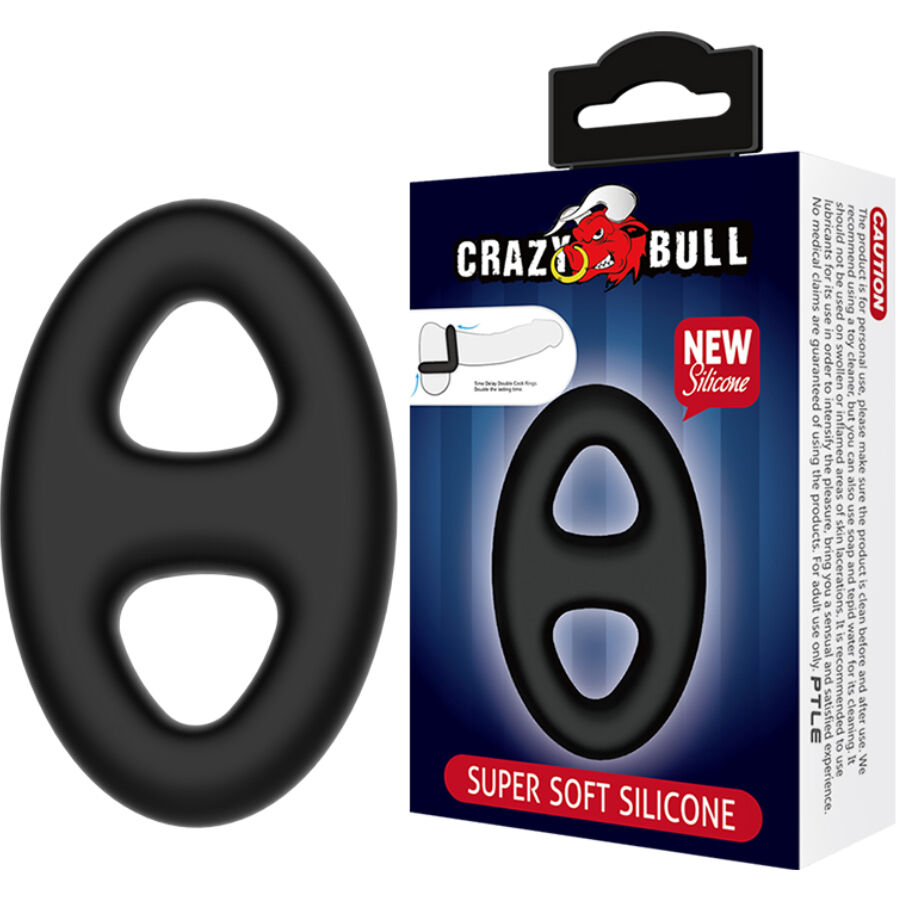 CRAZY BULL - ANILLO DOBLE SILICONA OVALADO - Imagen 6
