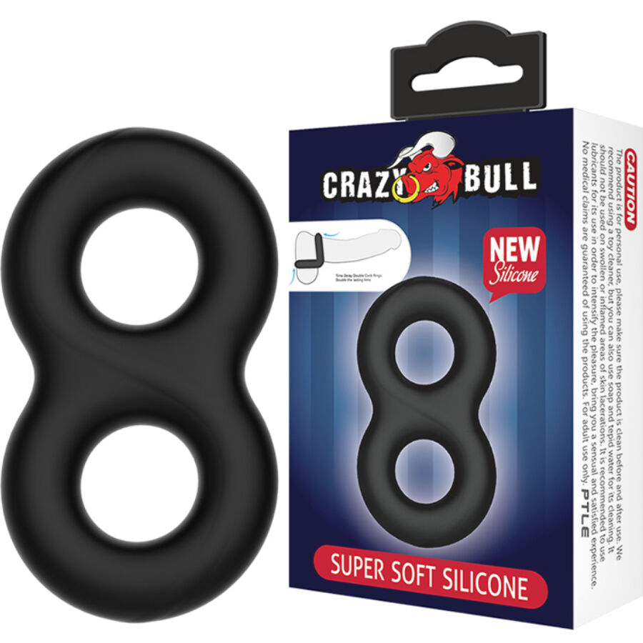 CRAZY BULL - BAGUE EN SILICONE DOUBLE INFINITY – Image 6