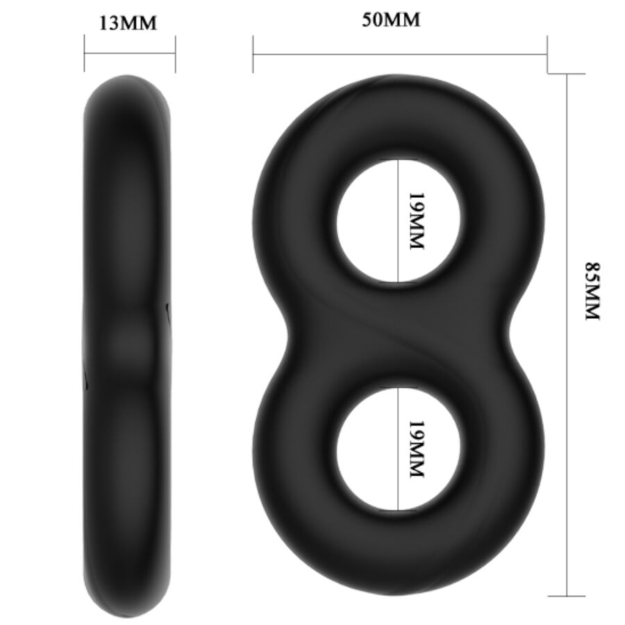 CRAZY BULL - BAGUE EN SILICONE DOUBLE INFINITY – Image 5