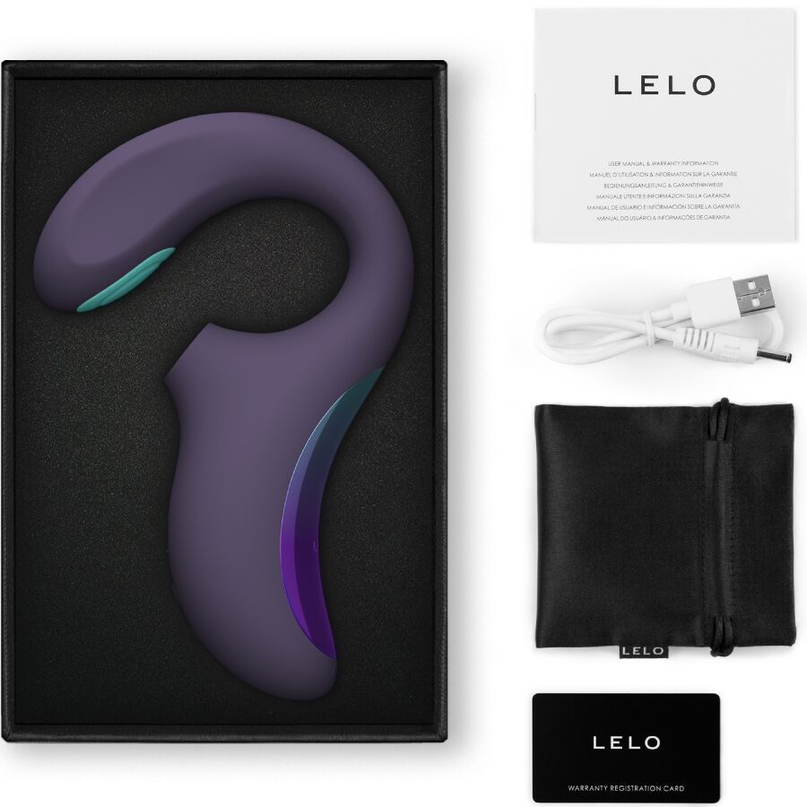 LELO - ENIGMA DOUBLE VIBRATEUR SONIQUE POINT G CYBER VIOLET – Image 3